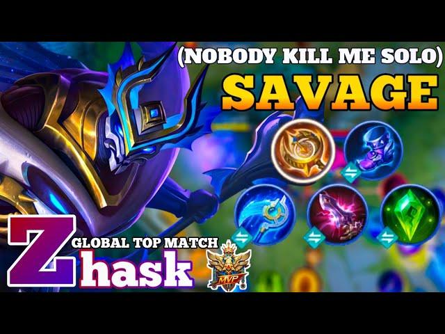 32 KILL + SAVAGE!! ZHASK BEST BUILD MLBB | ZHASK MOBILE LEGENDS TOP 1 GLOBAL GAMEPLAY | ZHASK GUIDE