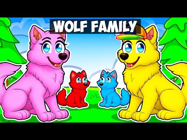 Having a WOLF FAMILY in Roblox!