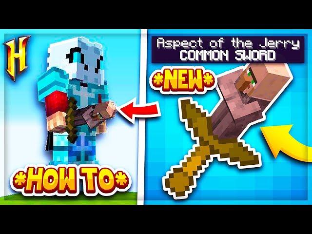 Hypixel Skyblock : HOW TO GET THE *NEW* ASPECT OF THE JERRY! | Minecraft Skyblock (74)