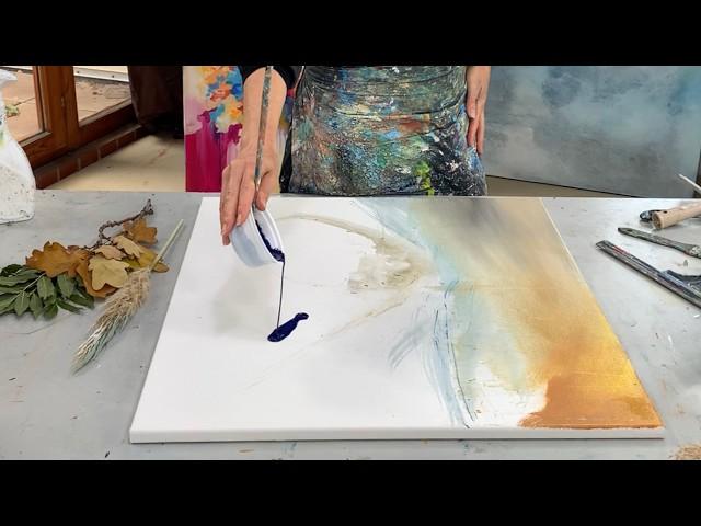 DIY Natural Tools - Mistakes in abstract intuitive painting? How to become a creative master!