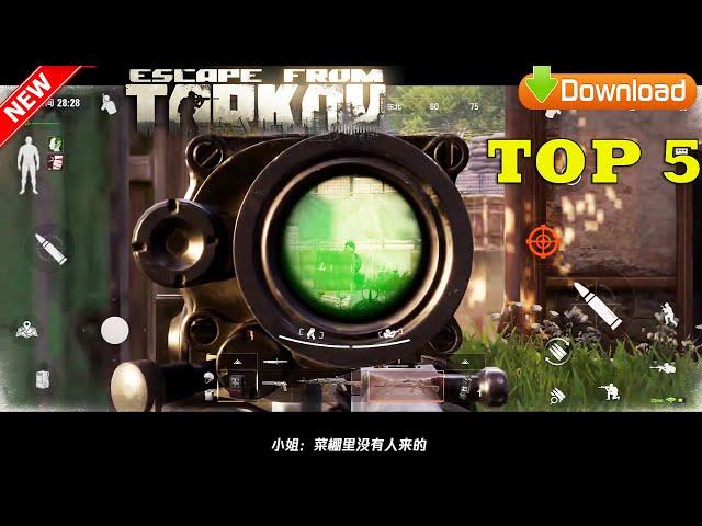 TOP 5 BEST NEW FPS TPS GAME LIKE ESCAPE FROM TARKOV IN MOBILE ANDROID IOS HIGH GRAPHICS 2021