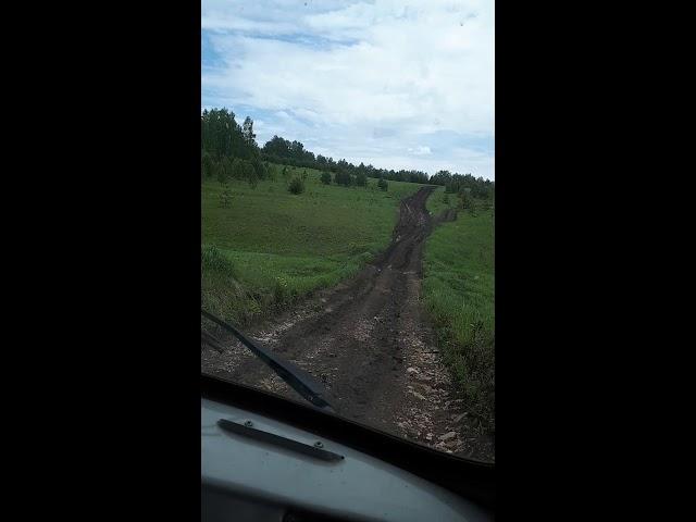 Уаз буханка с прицепом на бездорожье с прицепом .