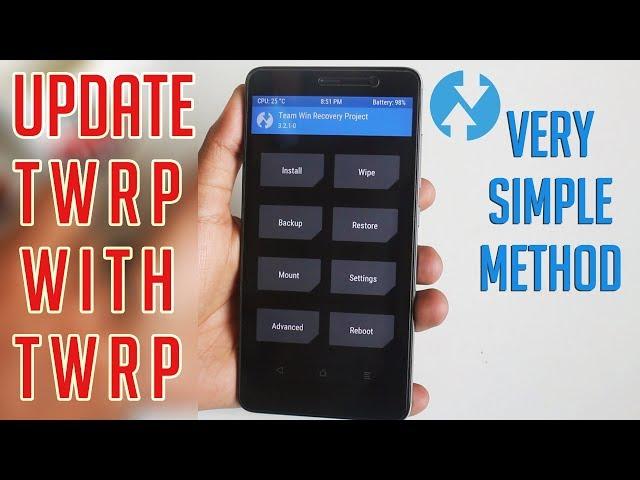 How To Update TWRP Recovery With TWRP Recovery!