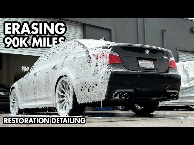 BMW M5 E60 // How we ERASE 90k miles & 17 Years by Restoration Detailing