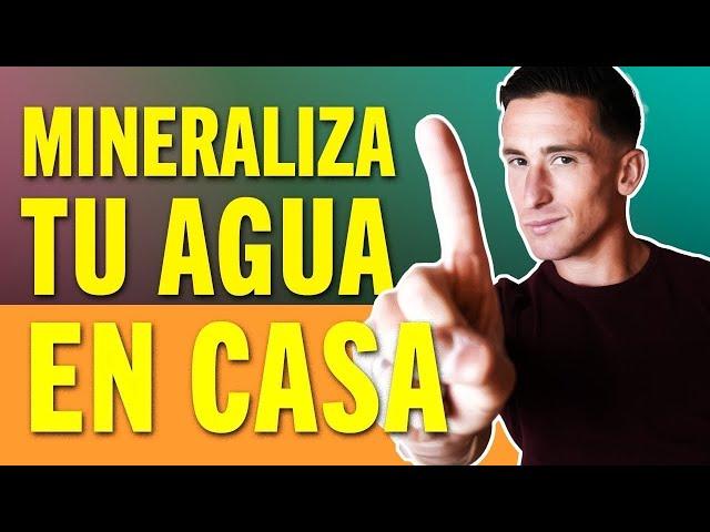 El SECRETO para mineralizar cualquier TIPO de AGUA en 1 minuto  [explicado por farmacéutico]