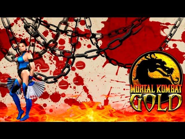 Mortal Kombat Gold (Alberto Blaze) -KITANA- Very Hard Master Ladder Walkthrough Dreamcast