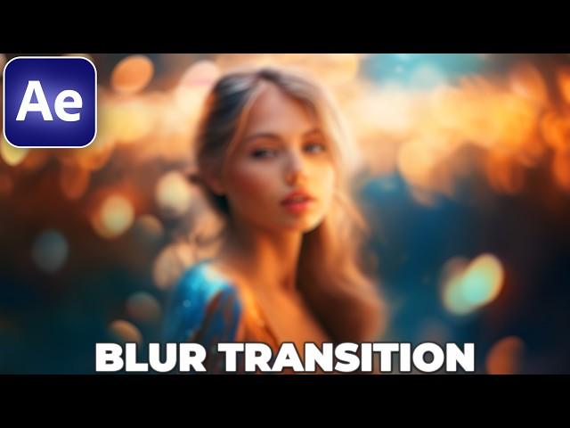 How to do LENS BLUR TRANSITION in After Effects WITHOUT PLUGINS