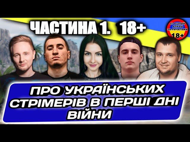 Українські, російськомовні Стрімери в перші дні Війни! Частина 1. #WOT_UA