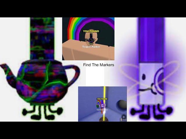 How to get Teapot Marker and Supernova Marker | ROBLOX: Find The Markers tutorial