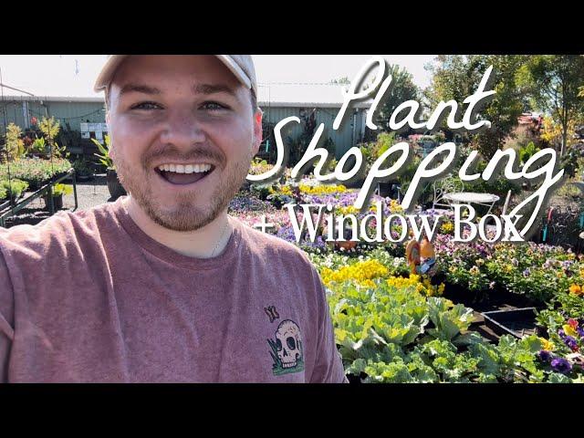 Window Box Refresh For “Fall” & Plant Shopping || Visit Our Garden