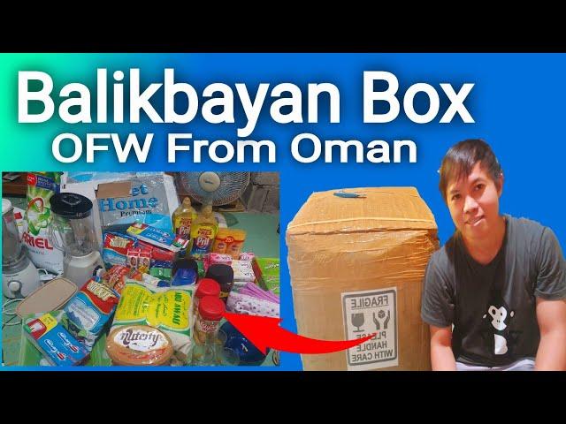 Unboxing Balikbayan Box From Oman | Edmund Mindaros | Trico International