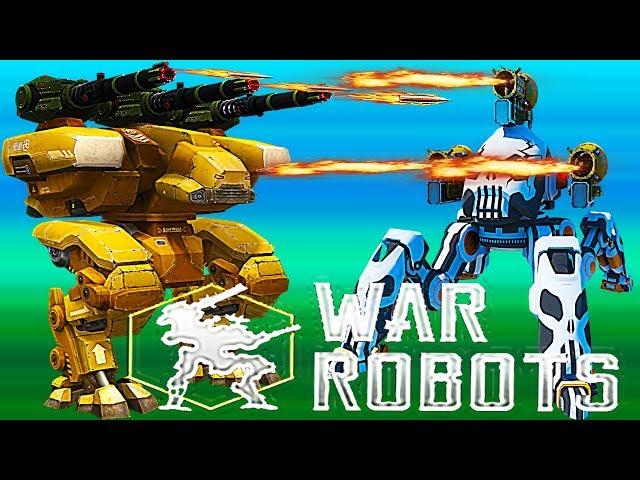 Hatasha  Rhino LEO Griffin в War Robots - БИТВА РОБОТОВ # 33 Видео для детей как мультик.