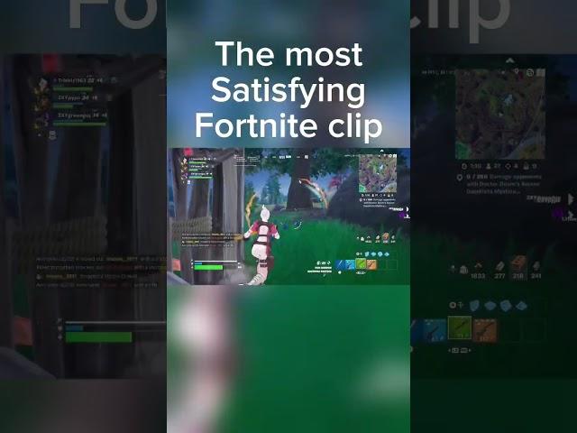 The most satisfying Fortnite clip #shorts #fortnite #gaming