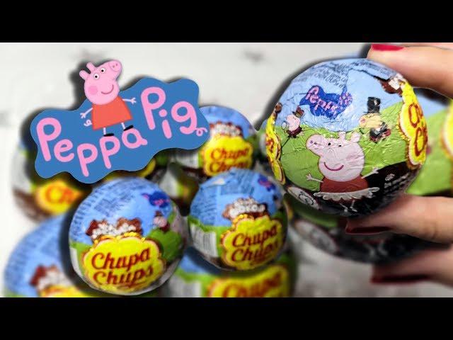 Новинка Свинка Пеппа от Чупа Чупс 2019 Unboxing NEW Surprise Eggs Chupa Chups Peppa Pig