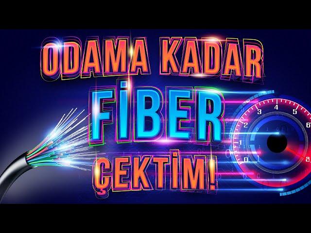 ODAMA KADAR FİBER İNTERNET ÇEKTİM - TÜRK TELEKOM ONT ALTYAPI