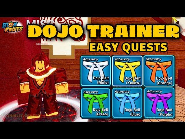 How to get Belts, Dojo Trainer (Blox Fruits Dragon Update)