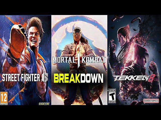 Street Fighter 6 vs Mortal Kombat 1 vs Tekken 8  - The Truth