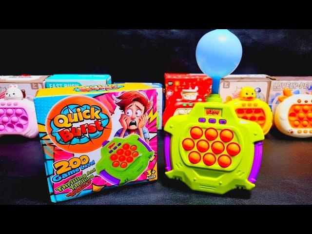 7 Minutes Satisfying with Unboxing New Push Pop It Eletrônico Fidget Toy ASMR