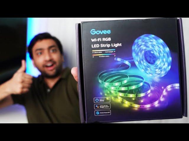 Govee Smart WiFi RGB LED Strip Lights Full Review - Unboxing, Setup and Live Demos