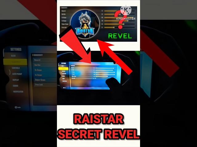 Raistar Scert Sensitivity Satting  | ff sensitivity | New Auto Headshot Sensitivity For All Guns 