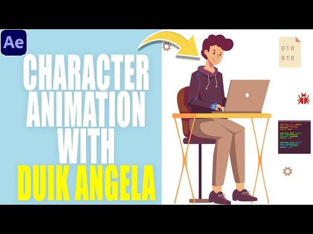 Explainer Character Animation with DUIK ANGELA | After Effects Tutorial