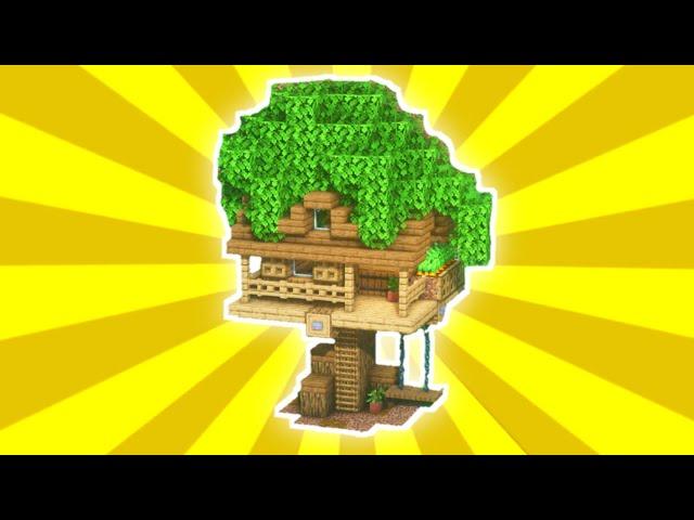 Minecraft : How to build a Treehouse (easy!) #2