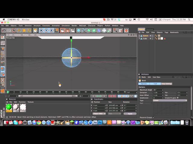 Cinema 4d - Basic Modeling (Abstract Spheres)