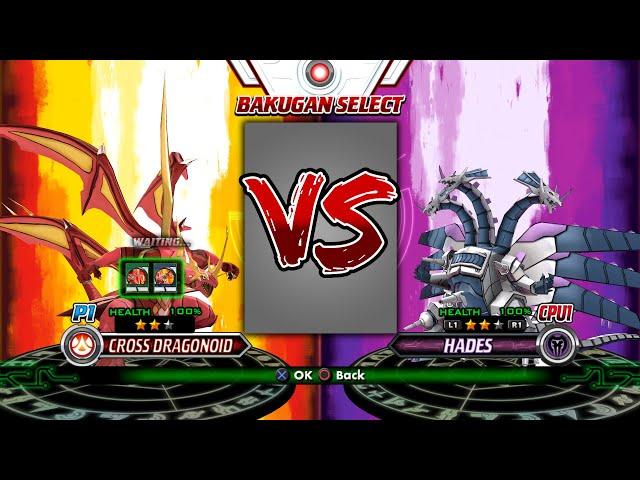 Cross Dragonoid vs Hades - Bakugan: Defenders of the Core