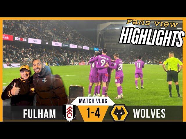 CUNHA AT THE DOUBLE  Fulham 1-4 Wolves Highlights VLOG Premier League