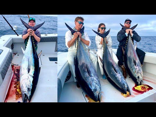 EPIC Bluefin Tuna Fishing with Landshark Outdoors! (CATCH, CLEAN and COOK)