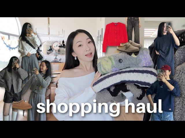 HAUL｜九、十月购物分享 秋天毛衣开衫｜百搭牛仔裤｜入秋必备勃肯鞋UGG｜新包分享