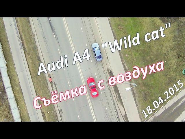 Съёмка с воздуха Audi A4 "Wild cat"