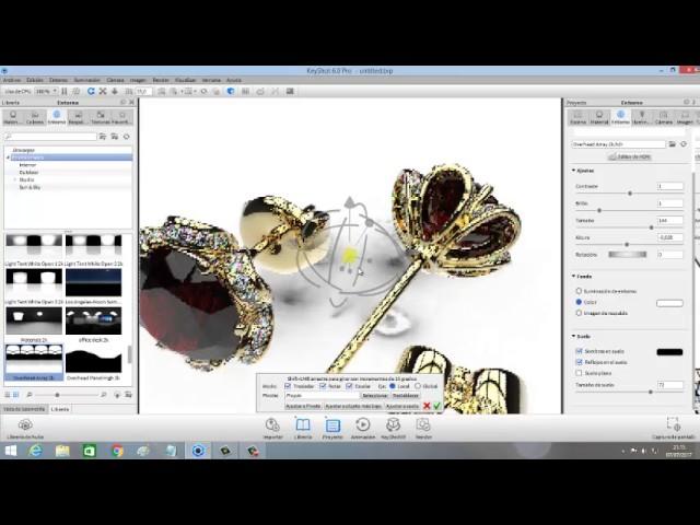 render joyas keyshot.Nacho Alva