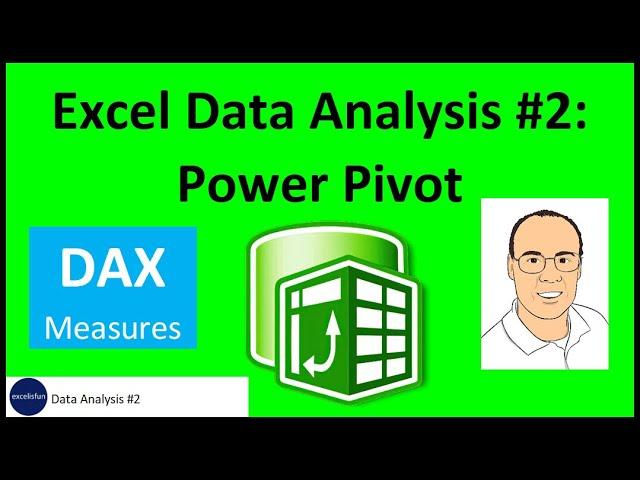 Excel Data Analysis Class 02: Power Pivot, DAX Formulas, Relationships, Data Modeling & Much More!