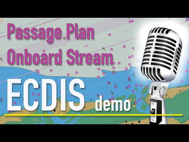 ECDIS Passage Plan onboard Stream (Demonstration) #ecdis #magellanseaman