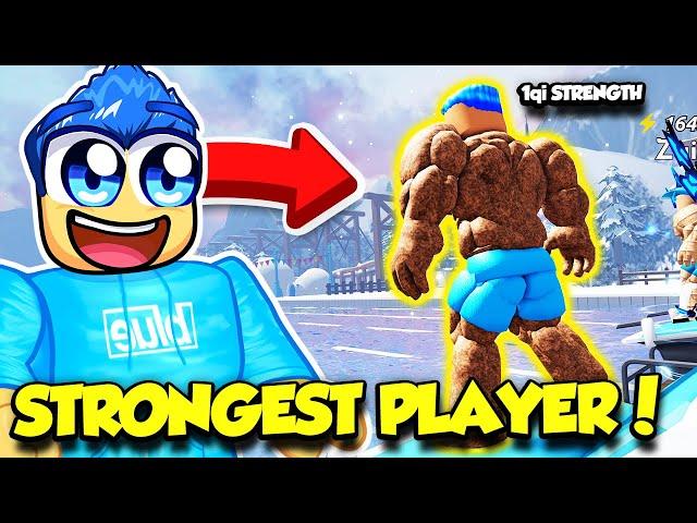 BECOMING THE STRONGEST PLAYER EVER IN ROBLOX SWIM LEAGUE!