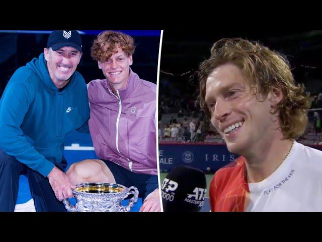 Jannik Sinner Coach Cries Over Andrey Rublev Inspiring Message!