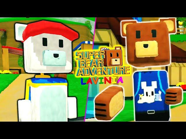 Super Bear Adventure полное прохождение игры  Приключение Мишки Супер Беар Адвенчер Лавинья  #Bear