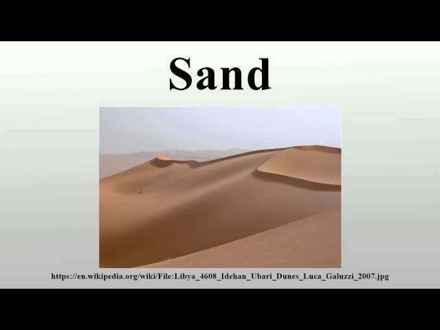 Sand