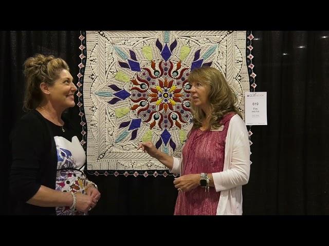 Kyra Reps - FIRE & ICE - Semi-Finalist - AQS QuiltWeek - Daytona Beach 2025