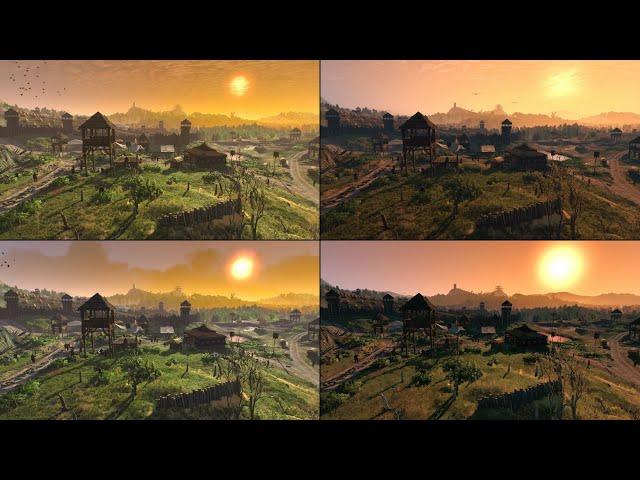 The Witcher 3 | E3 vs E3 SW vs Took vs Took Sosuine Edit | E3 Lighting/Graphics Mods Comparison 2022