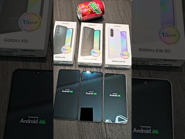 Galaxy A16 vs A26 vs A36 Samsung