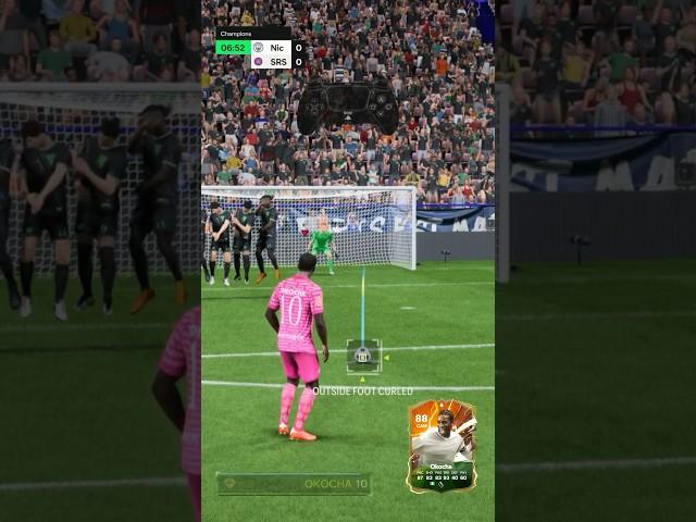 ‍KNUCKLEBALL free kick tutoriall‍ #fifa #eafc #eafc24 #fc24