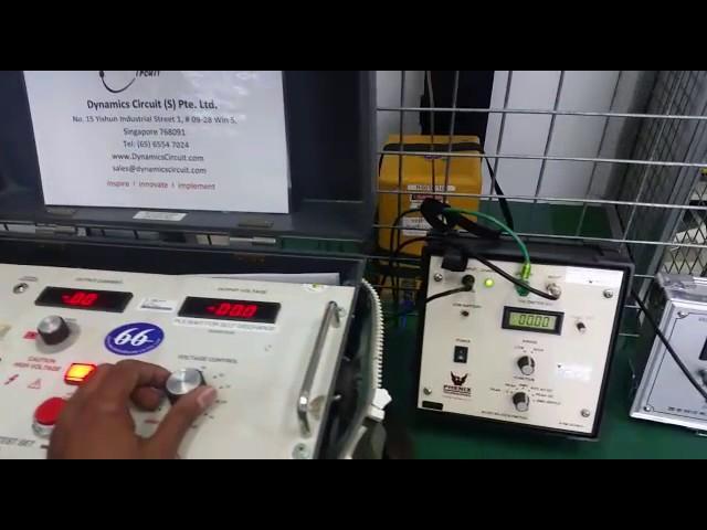 Megger 70 kV DC Dielectric Test Sets Repairs at Dynamics Circuit (S) Pte. Ltd.