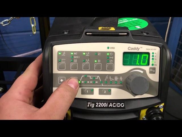 ESAB Caddy 2200iw TA34 AC/DC TIG Welder