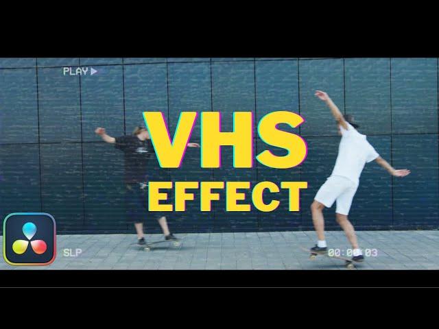 How To Make FREE VHS Effect In Davinci Resolve 19 Tutorial