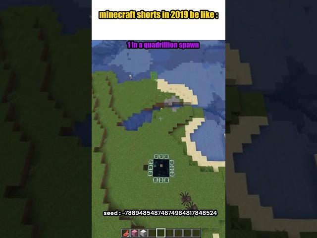 Minecraft Shorts in 2019 Be Like... #shorts #minecraft