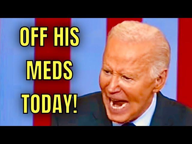 Joe Biden was a DISASTER today, Slurring his Speech, with Creepy Whispering, then ANGRY YELLING! 