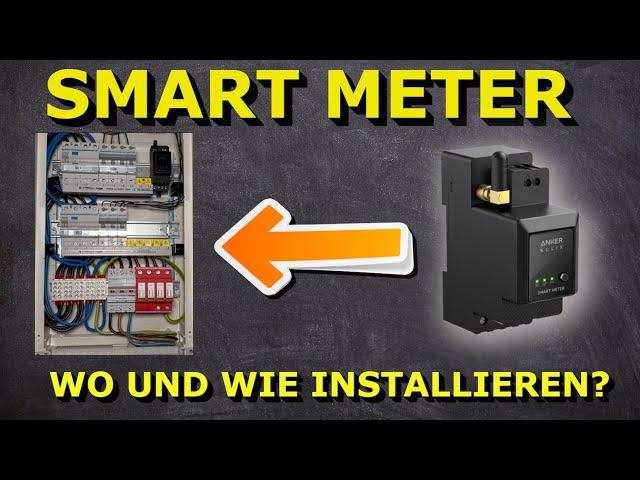 Smart Meter einbauen und anschließen - Anker Solix Solarbank 2 Pro Smart Meter integrieren