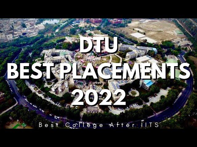 Best Placements of DTU History 2022